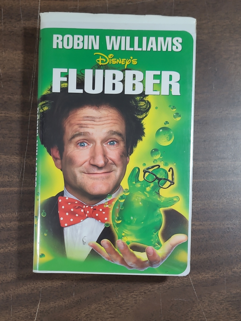Disney Robin Williams in Flubber VHS Movie in Clamshell